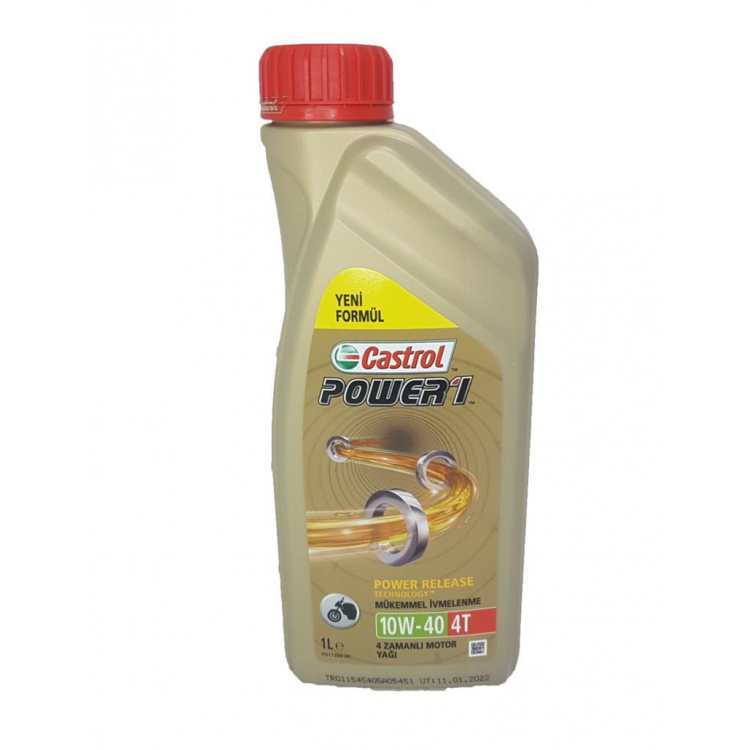 CASTROL 4T Power 1 10W/40 Motor Yağı 1 Litre CASTROL 4T Power 1 10W/40 Motor Yağı 1 Litre