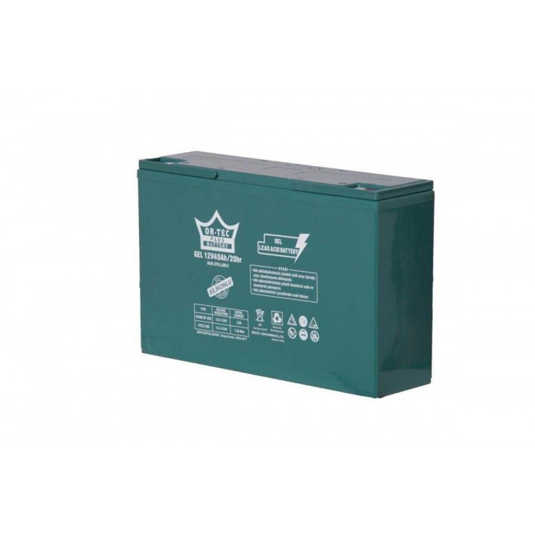 EBİKE 12 V - 40 AH AKÜ [ 267*78*170 MM ] ORTEC