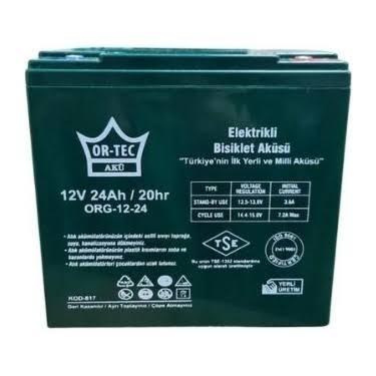 ORTEC 12 V-24 AH JEL AKÜ ORTEC 12 V-24 AH JEL AKÜ